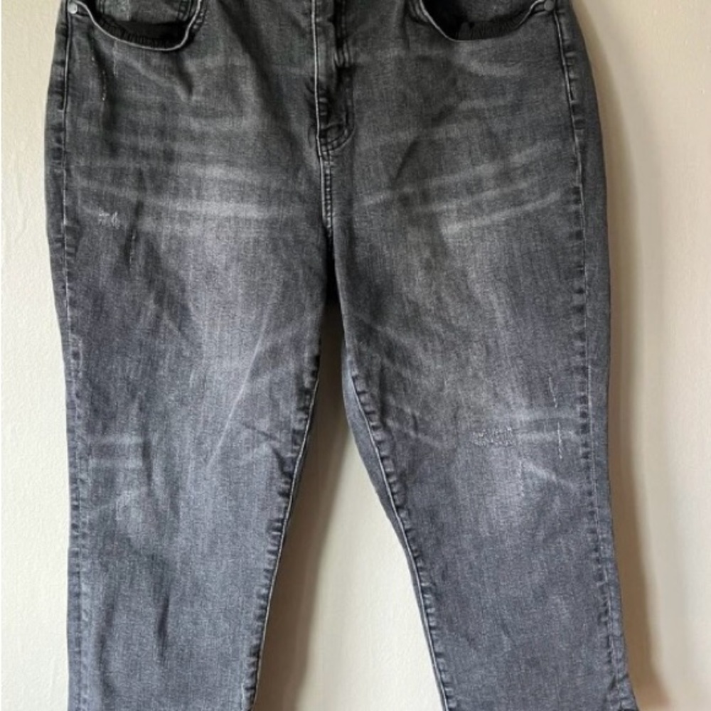 Judy Blue Gray Skinny Jeans with Stretch and Vintage Look